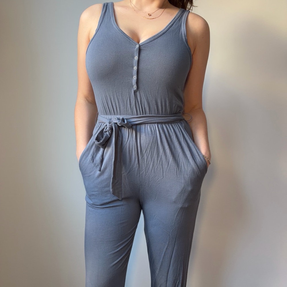 Abercrombie & Fitch Charcoal Jumpsuit